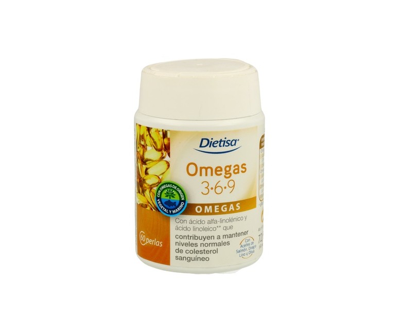 Omegas 3-6-9 60 perlas Dietisa