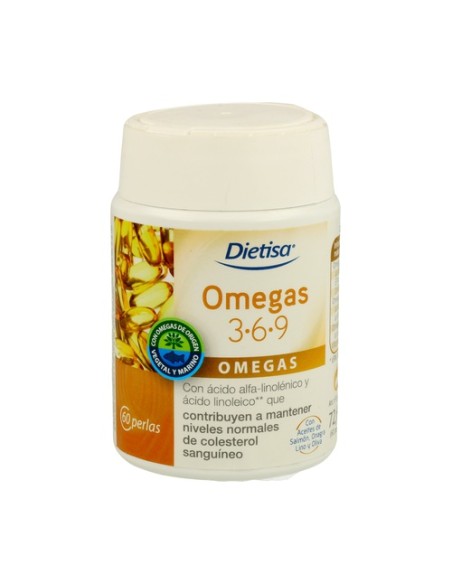 Omegas 3-6-9 60 perlas Dietisa