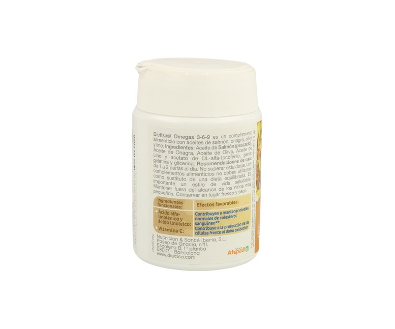 Omegas 3-6-9 60 perlas Dietisa