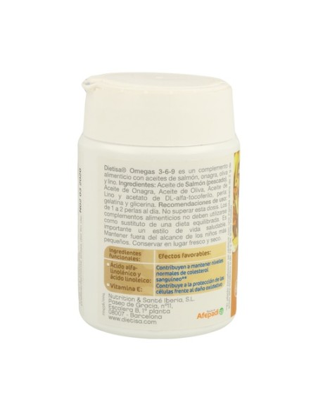 Omegas 3-6-9 60 perlas Dietisa