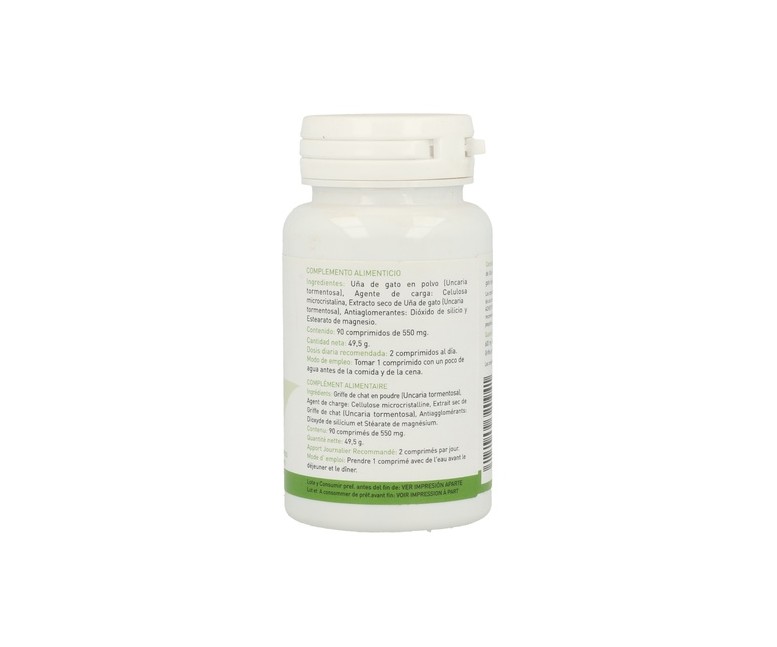 Uña De Gato 90 comprimidos de 550mg Plantapol
