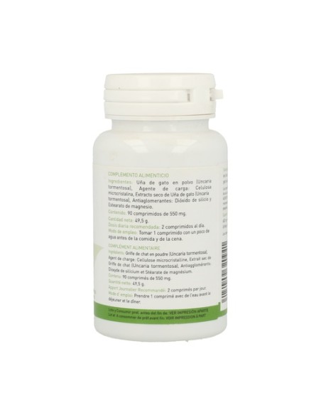 Uña De Gato 90 comprimidos de 550mg Plantapol