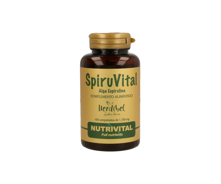 Spiruvital 100 comprimidos de 1150mg Herdibel