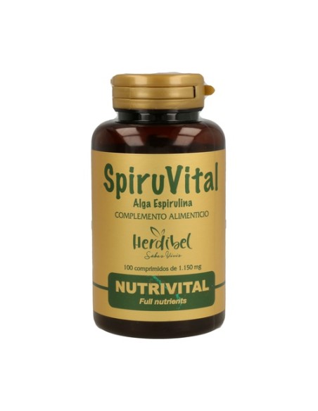 Spiruvital 100 comprimidos de 1150mg Herdibel