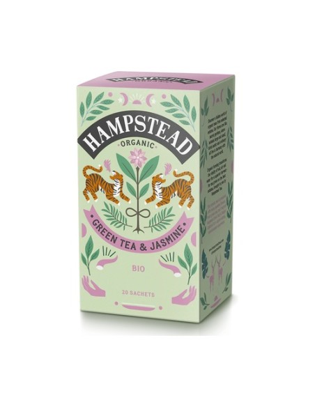 Té verde jasmina 20 bolsitas infusoras HAMPSTEAD