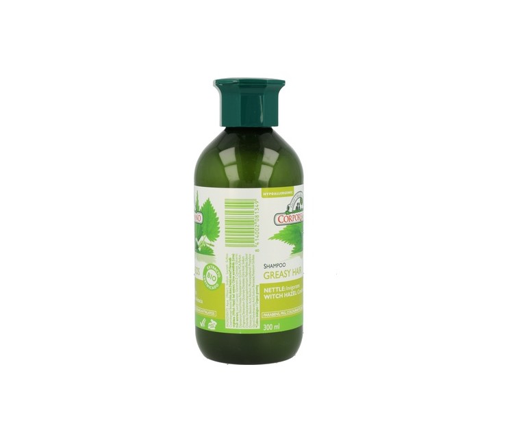 Champú Cabellos Grasos,Ortiga 300 ml de gel Corpore Sano