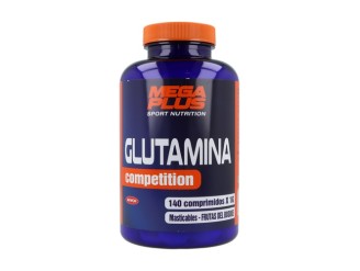 Glutamina competition masticable (Sabor frutos del Bosque)