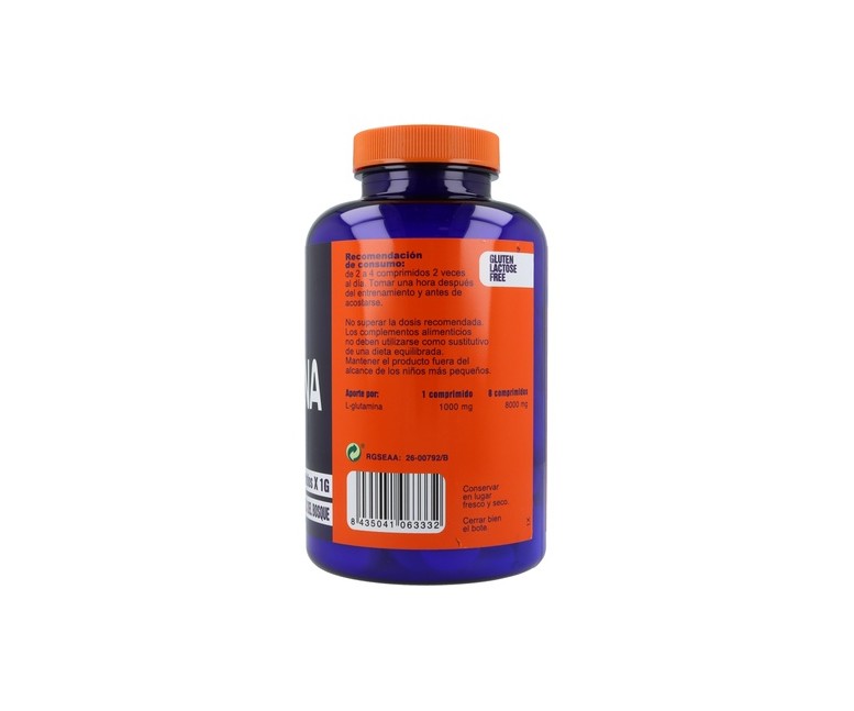 Glutamina competition masticable (Sabor frutos del Bosque) 140 comprimidos Mega Plus