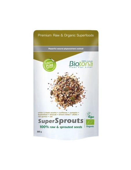 Semillas crudas SuperSprouts 300 g Biotona