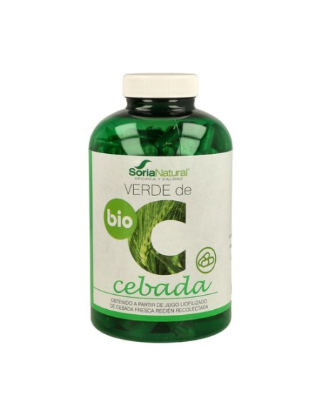 Verde de Cebada Bio 630 mg 240 cápsulas Soria Natural