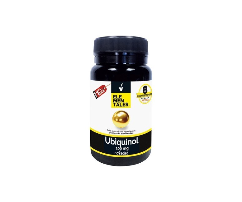 Ubiquinol 100mg 30 cápsulas vegetales de 100mg Nova Diet