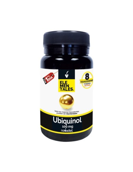 Ubiquinol 100mg 30 cápsulas vegetales de 100mg Nova Diet