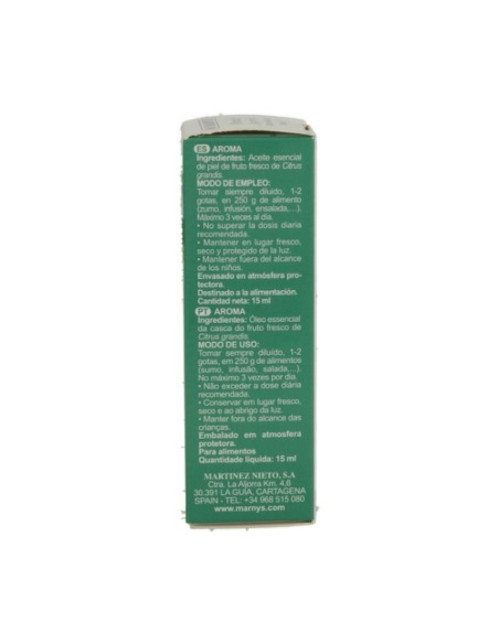 Aceite Esencial de Pomelo 15 ml MARNYS®