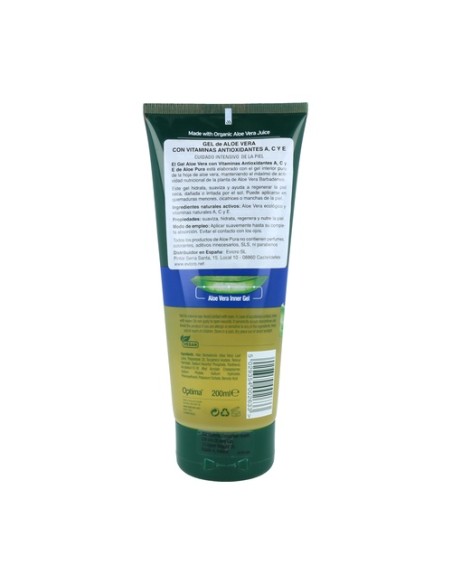 Gel de Aloe con Vitaminas Antioxidantes A,C y E 200 ml Aloe Pura