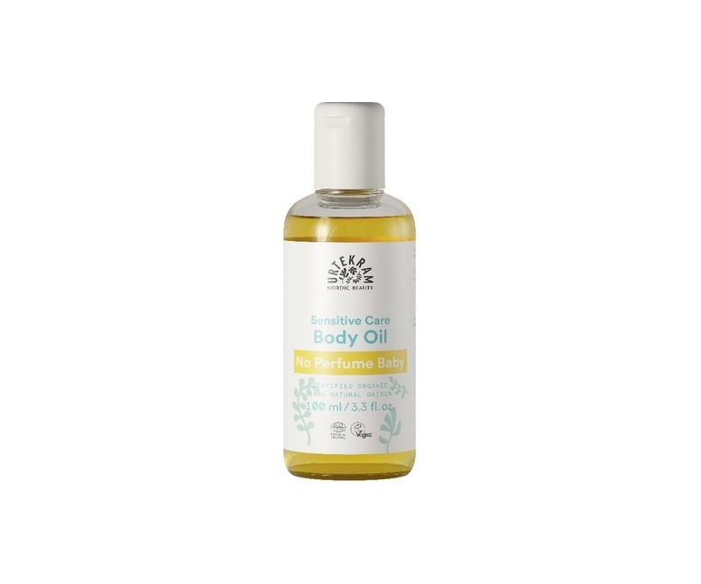 Aceite Corporal Bebé Sin Perfume 100 ml de aceite Urtekram