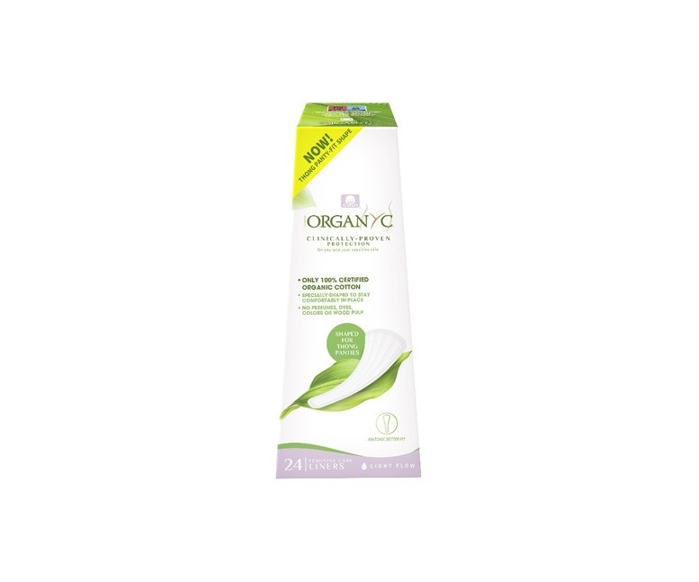 Salvaslip tanga 24 unidades Organyc