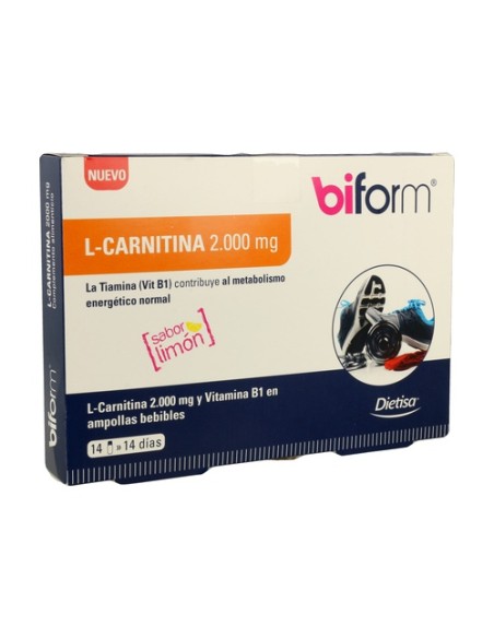 L-Carnitina 14 viales de 2000mg Biform