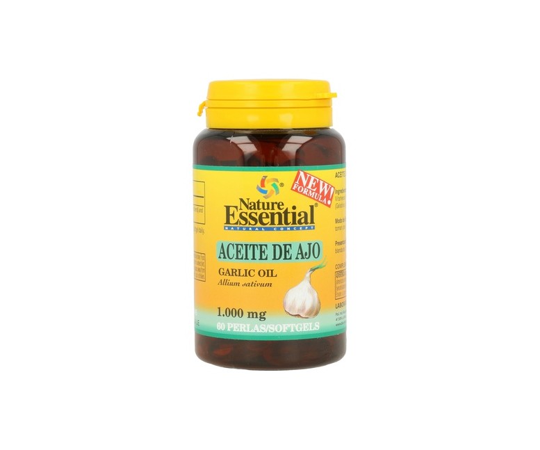 Aceite de Ajo 60 perlas de 1000mg Nature Essential
