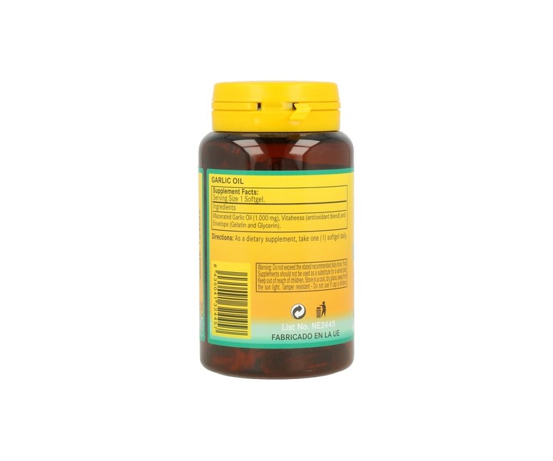 Aceite de Ajo 60 perlas de 1000mg Nature Essential
