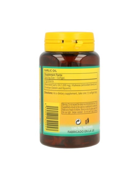 Aceite de Ajo 60 perlas de 1000mg Nature Essential