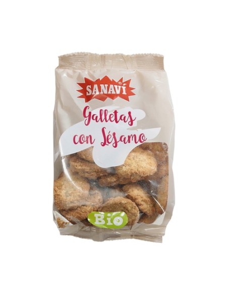 Galletas con sésamo Bio 250 g Sanavi