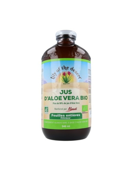 Zumo Aloe Vera Eco (Hoja Entera) 946 ml Lily of the desert