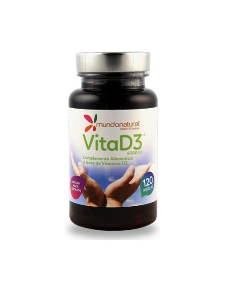 Vita D3 4000 UI 120 perlas Mundonatural