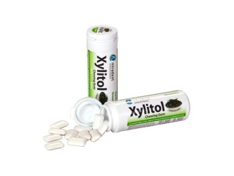 Xylitol chicle sabor té verde bote