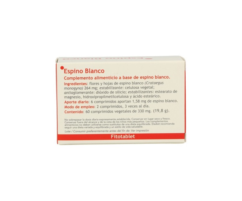 Espino Blanco 60 comprimidos Eladiet