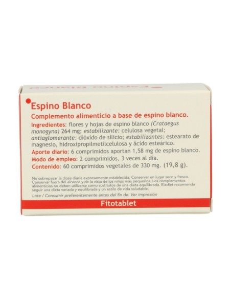 Espino Blanco 60 comprimidos Eladiet