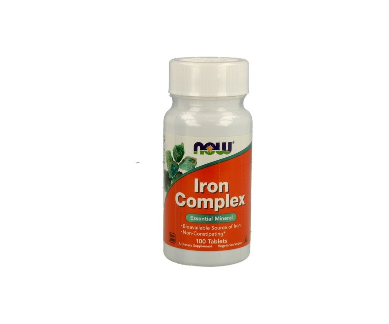 Complejo de hierro 100 cápsulas NOW Foods