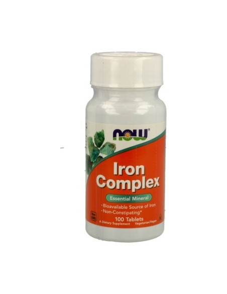Complejo de hierro 100 cápsulas NOW Foods