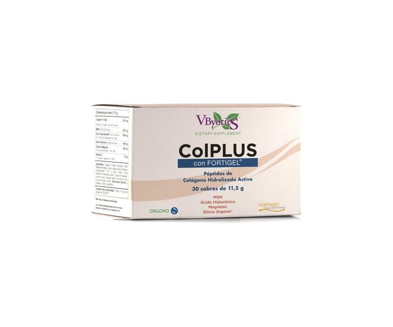 Colplus con fortigel apoyo músculos y huesos 30 sobres de 11.5g Vbyotics
