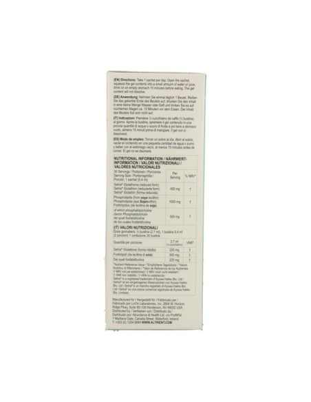 Altrient GSH - Liposomal Glutathione 30 sobres Altrient/Results RNA/Neutrient