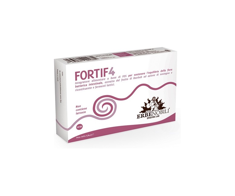 Fortif4 compost probiótico diarrea 12 cápsulas Erbenobili