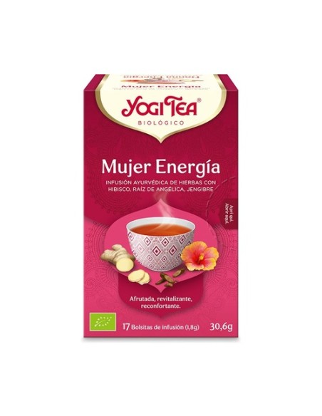 Infusión mujer energia Bio 17 bolsitas infusoras de 1.9g Yogi Tea