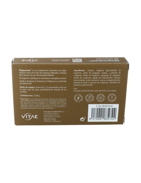Magnesium-6 20 comprimidos Vitae