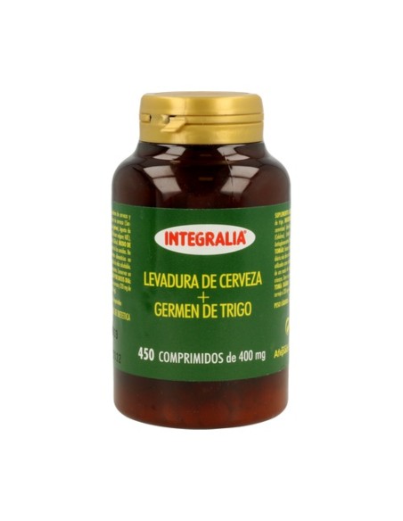 Levadura De Cerveza + Germen De Trigo 450 comprimidos Integralia
