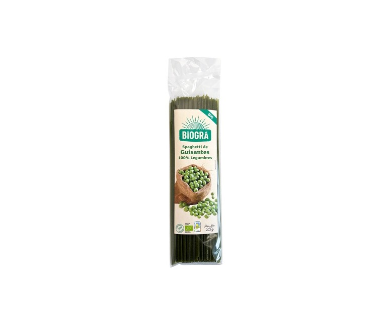 Spaghetti de Guisantes Bio 250 g Biográ