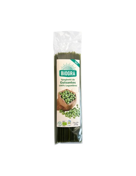 Spaghetti de Guisantes Bio 250 g Biográ