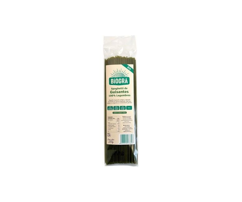 Spaghetti de Guisantes Bio 250 g Biográ
