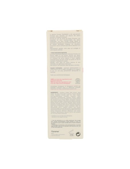 Crema hidratante calmante 50 ml de crema Florame