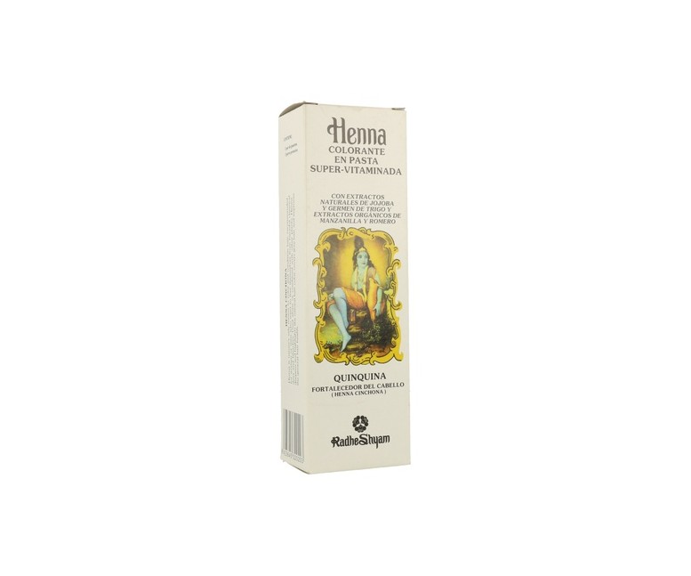 Henna Quinquina Fortalecedora Pasta 200 ml Radhe Shyam