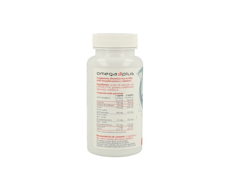 Omega 3 Plus (DHA) 90 cápsulas Plantis