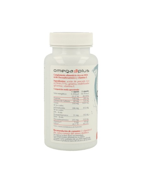 Omega 3 Plus (DHA) 90 cápsulas Plantis