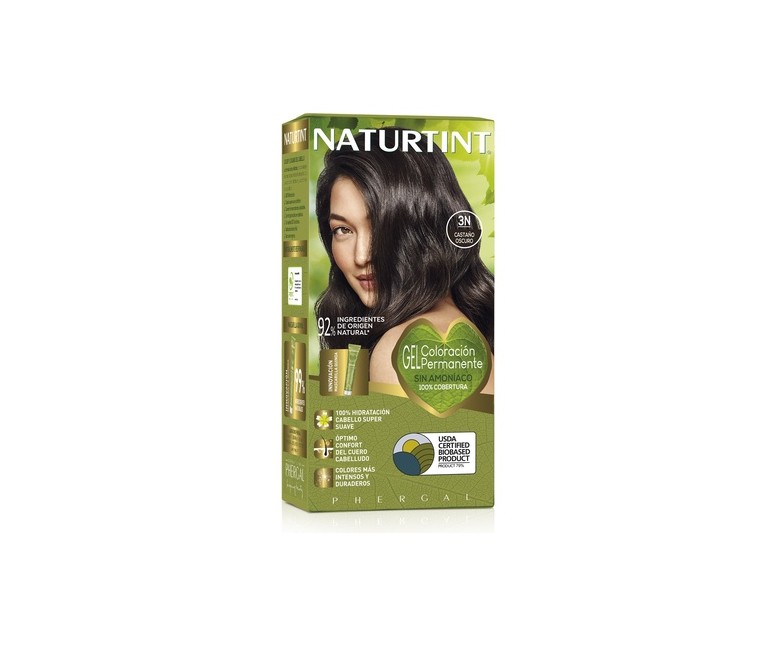 Naturtint Castaño Oscuro 3N 1 unidad Naturtint