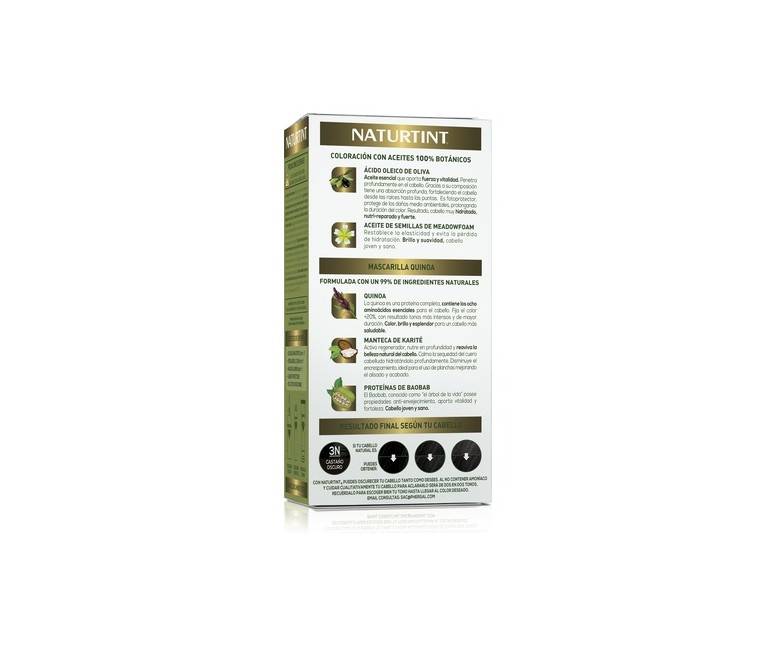 Naturtint Castaño Oscuro 3N 1 unidad Naturtint