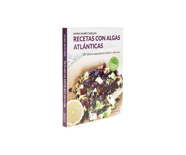 Libro recetas con algas atlánticas 1 unidad Algamar