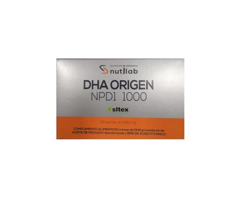 Dha origen ndp1 1000 blister 60 perlas Nutilab