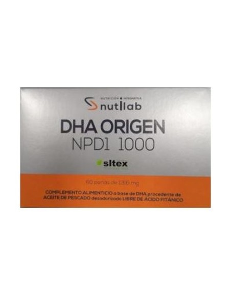 Dha origen ndp1 1000 blister 60 perlas Nutilab